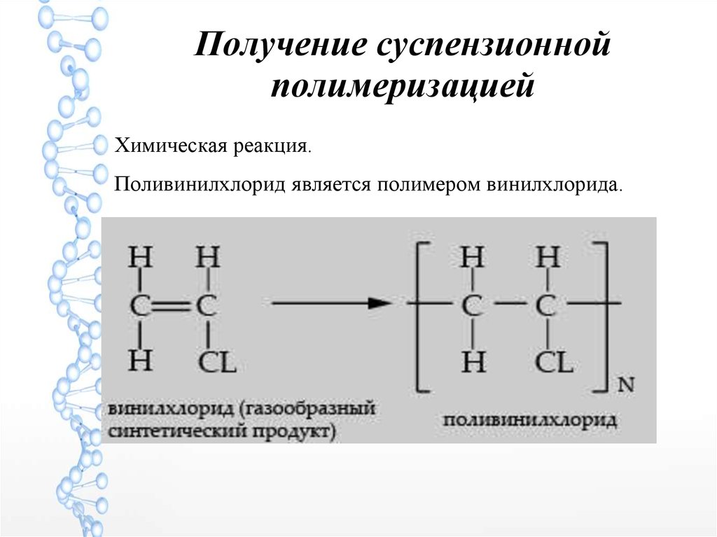 Полимеризация в массе схема