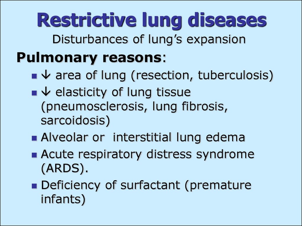 Pathology of respiration. (Subject 15) - online presentation