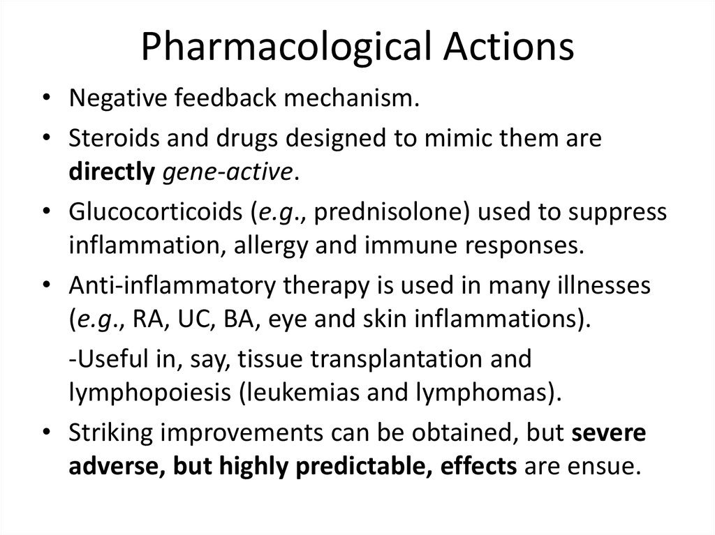 Pharmacological Actions