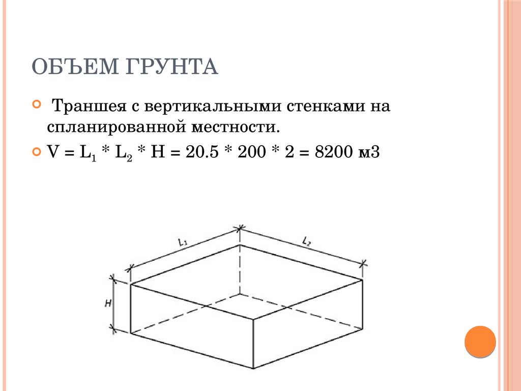 Объем участка. Объем грунта. Объем грунта котлована. Подсчет объемов грунта. Определить объем грунта.