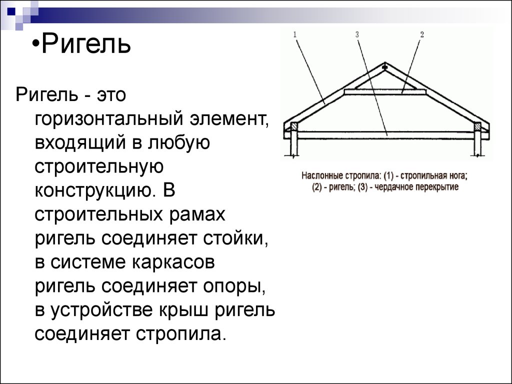 Что такое ригель в металлоконструкциях фото