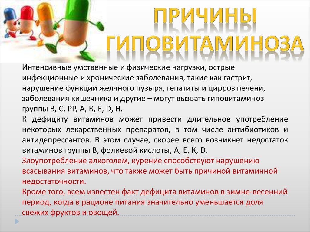 Гиповитаминозы - online presentation
