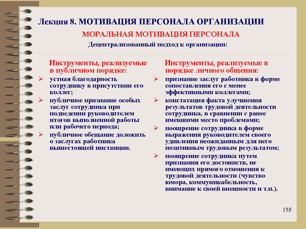 Мотивация сотрудников. Моральная мотивация персонала. Примеры мотивации и стимулирования персонала. Организационная мотивация персонала. Способы мотивации сотрудников в организации.