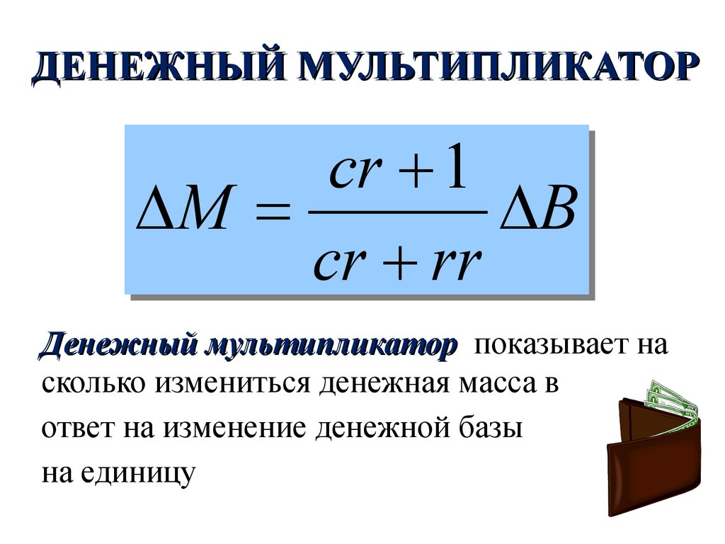 Денежный мультипликатор. Мультипликатор денежной массы формула. Денежная масса через мультипликатор. Денежный мультипликатор формула денежная масса. Денежный мультипликатор формула денежная масса и база.