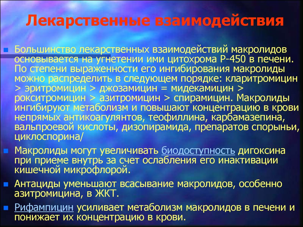 Ингибиторы цитохрома