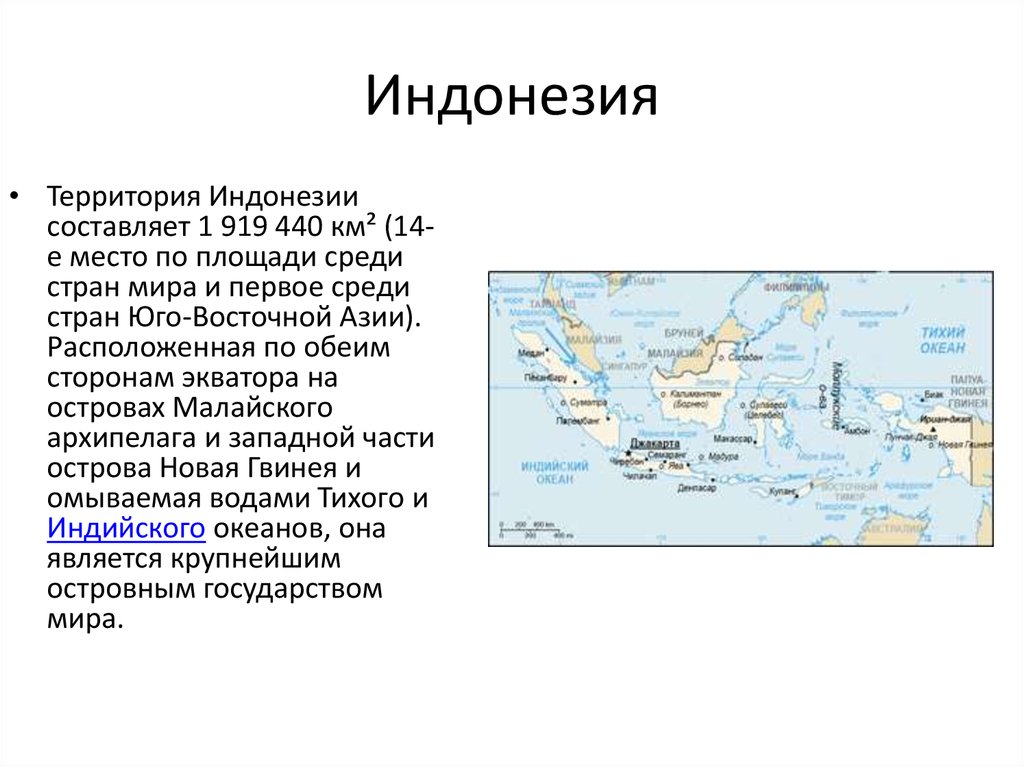 Государства острова государства архипелаги