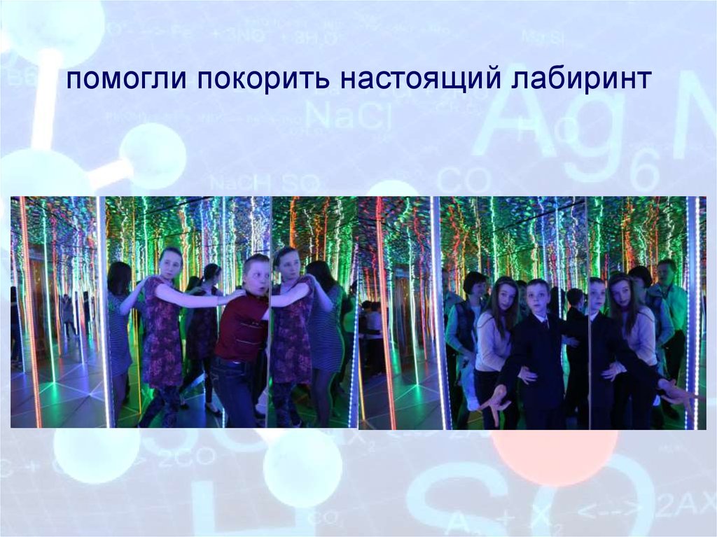 помогли покорить настоящий лабиринт