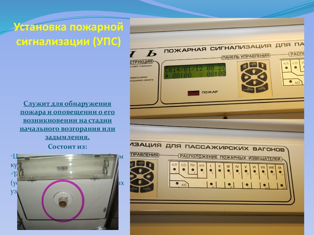 Пожарная сигнализация вагонов. Пожарная сигнализация в вагоне. Система пожарной сигнализации в вагоне. Пульт пожарной сигнализации вагона. Установка пожарной сигнализации в пассажирском вагоне.