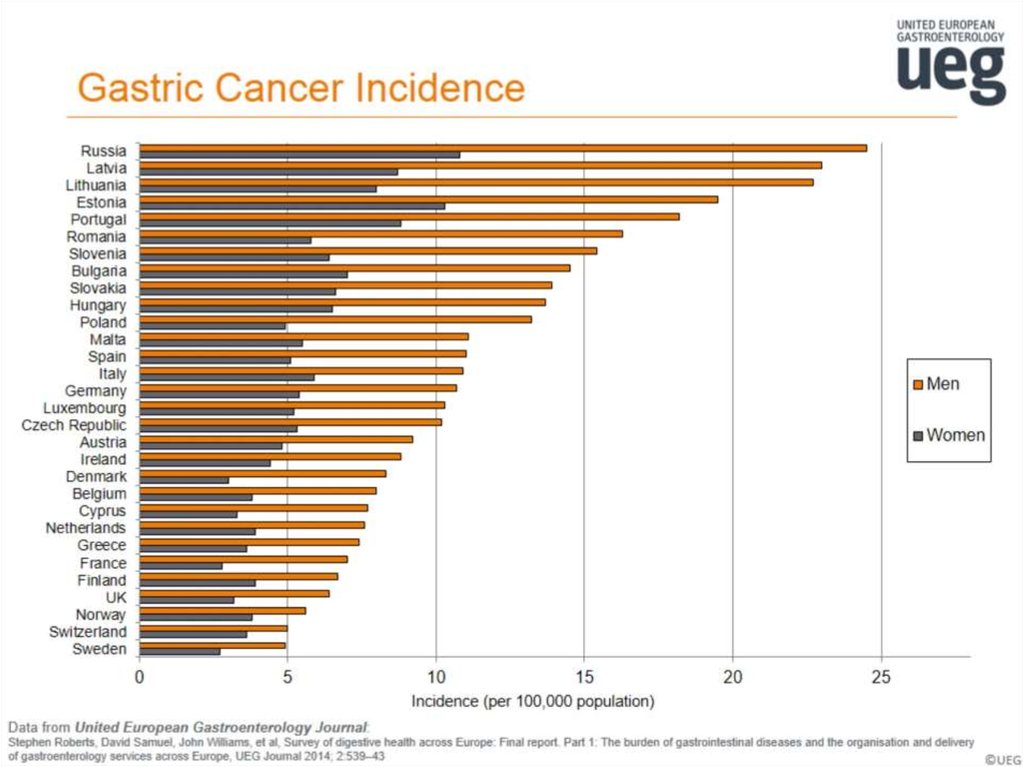 Gastric Cancer Incidence