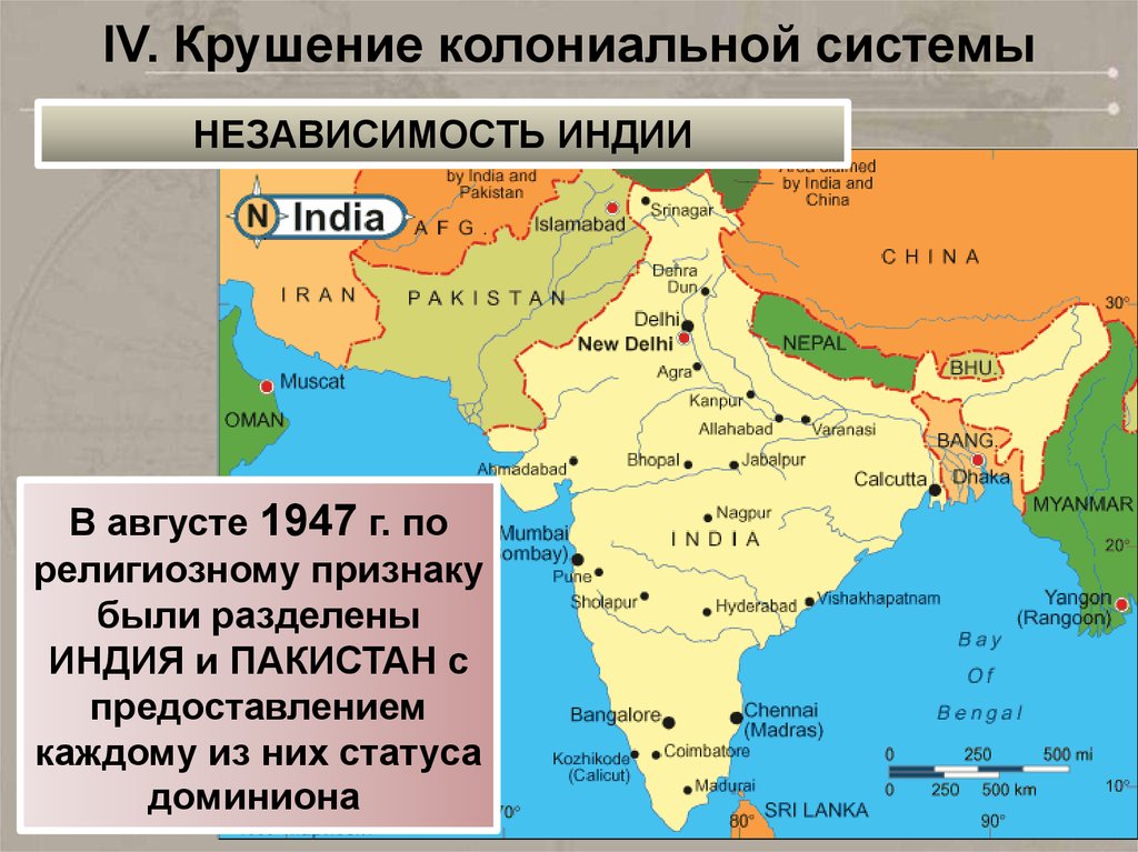 Презентация распад колониальной системы 9 класс