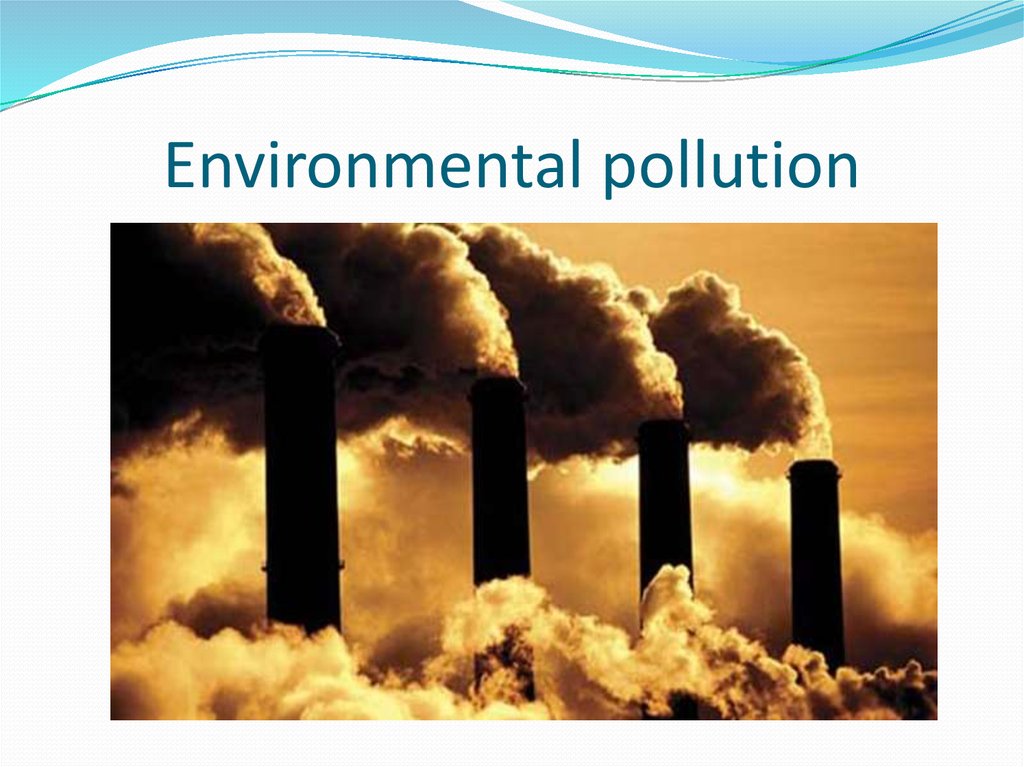 Types Of Environmental Pollution Ppt