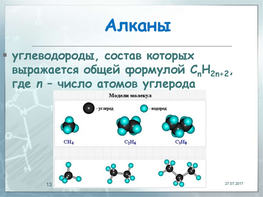 Углеводороды 9 класс презентация