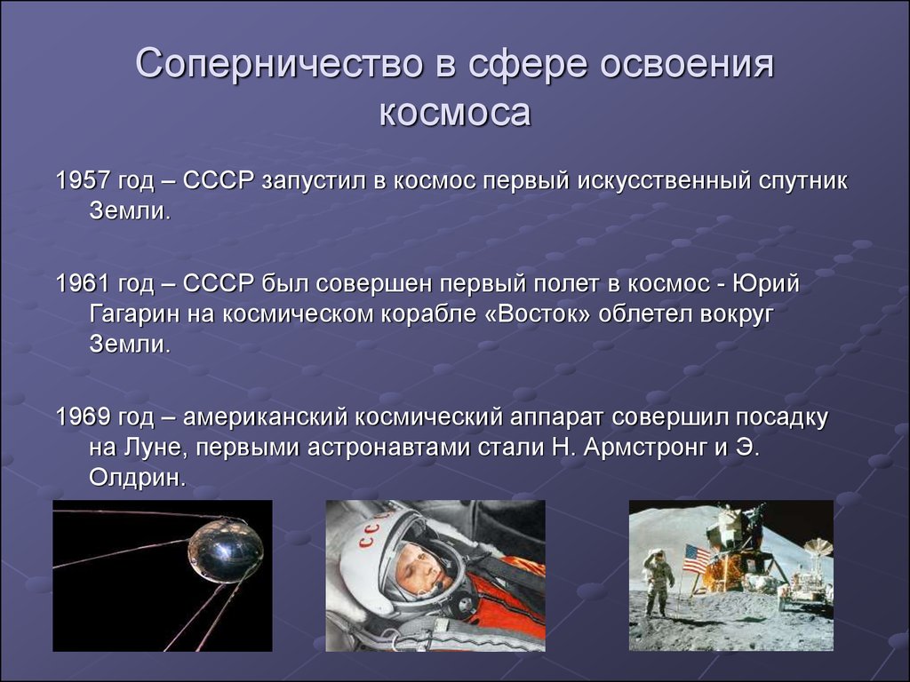 Презентация на тему достижения ссср в освоении космоса