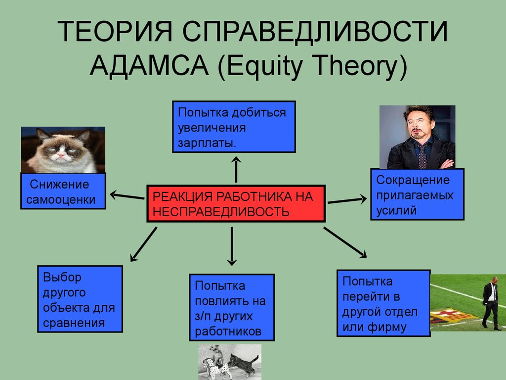 Теория справедливости схема