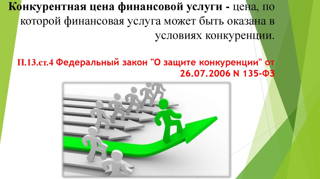 Установление финансовой организацией необоснованно высокой цены или необоснованно низкой цены финансовых услуг - презентация онлайн