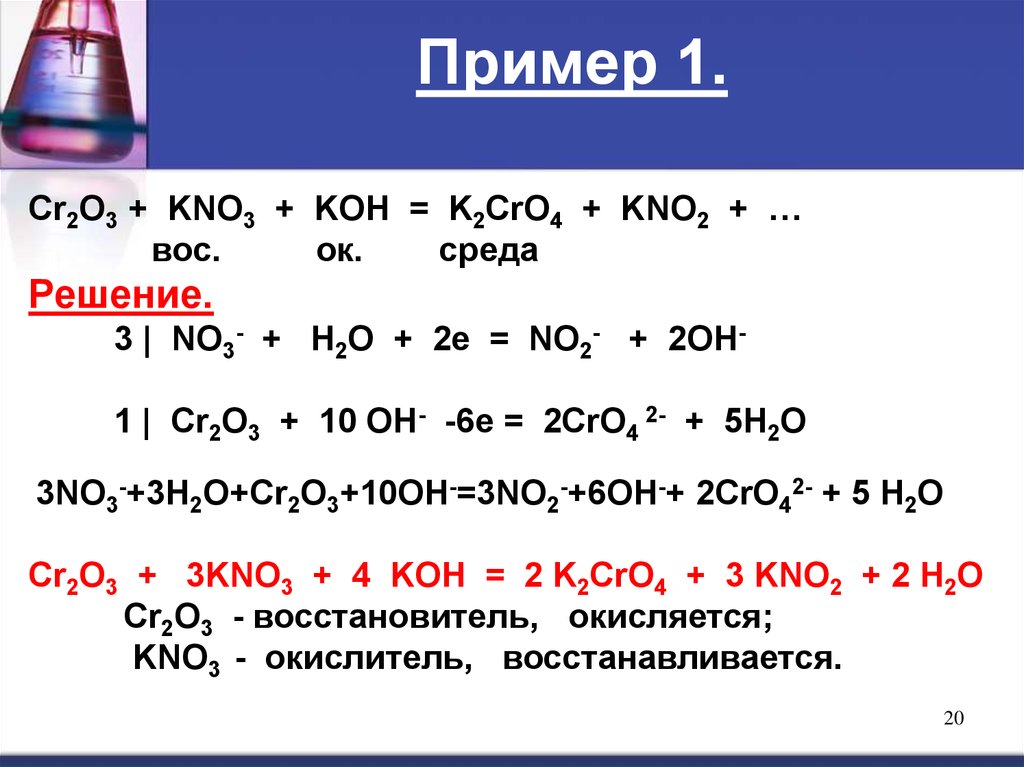 I2 hno3 реакция. Cr2o3 kno3 Koh. Cr2o3 kno3 Koh k2cro4 kno2 h2o ОВР. Cr2o3 Koh nano3. Cr2o3 kno3 Koh k2cro4 kno2 ионный метод.