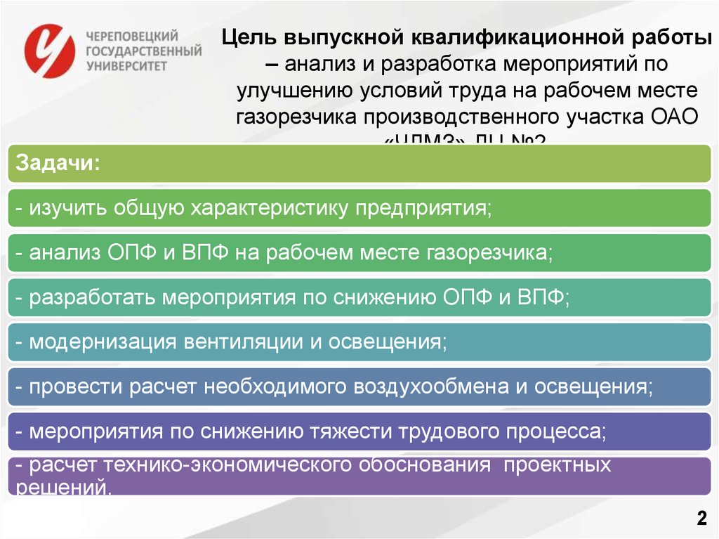 План предупредительных мер по улучшению условий и охраны труда в фсс