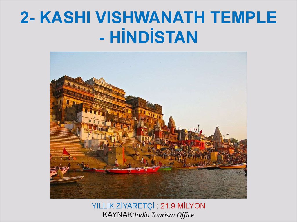 2- KASHI VISHWANATH TEMPLE - HİNDİSTAN