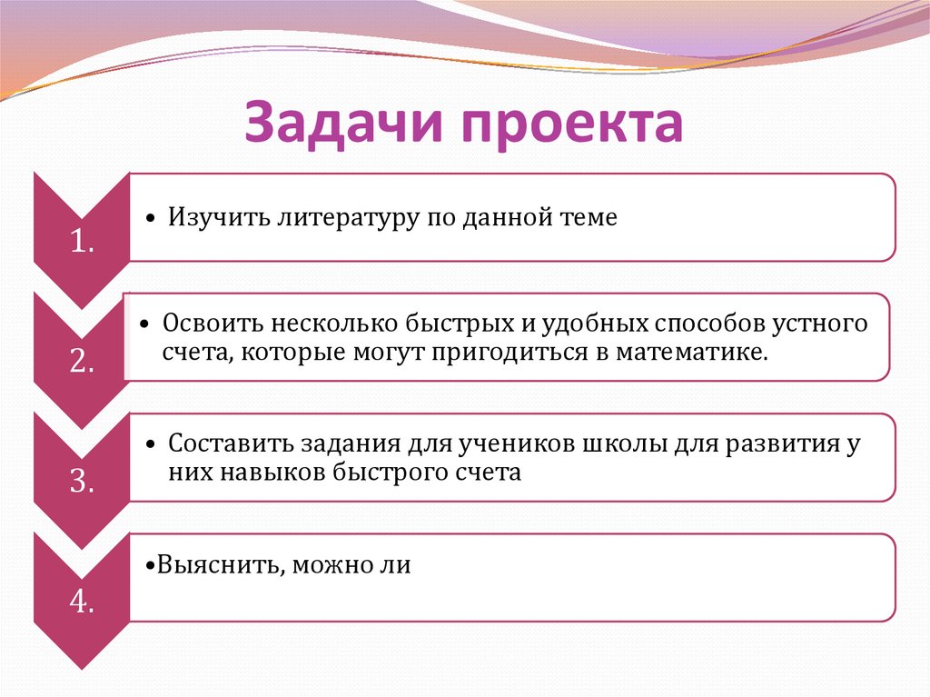 Задание для проекта