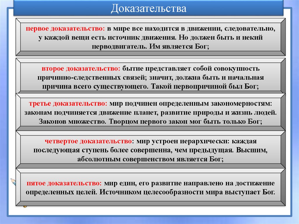 Доказательство 5 букв