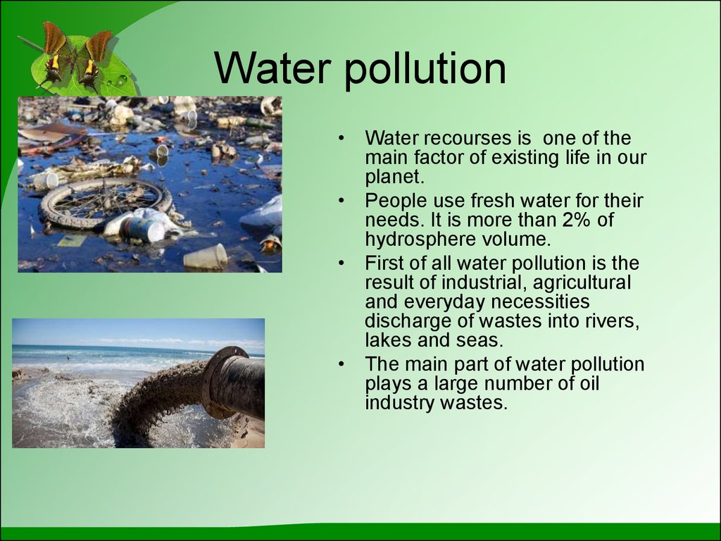 Ecological Problems Pollution And Protection Of Our Environment 