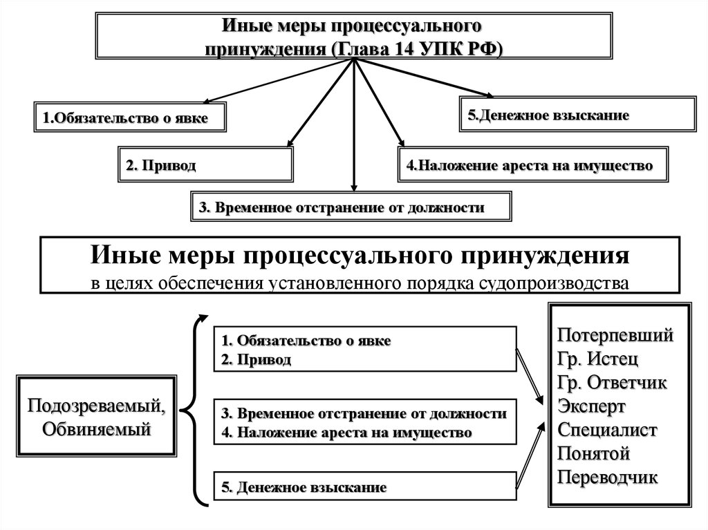 Курсовая работа по теме Меры уголовно-процессуального принуждения в российском уголовном процессе