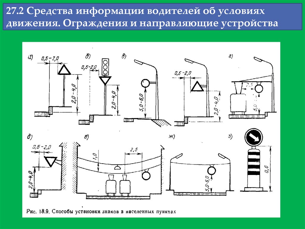 Условия движения. Ограждение направляющие устройства. Направляющие устройства для указаний водителю. Ограждающие и направляющие устройства и другие технические средства. Огражд. И направляющие устройства, КМГ.