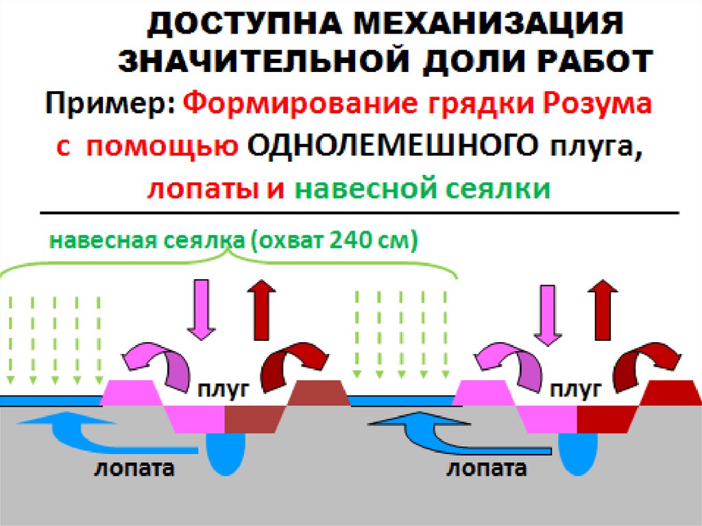 Грядка бублика схема