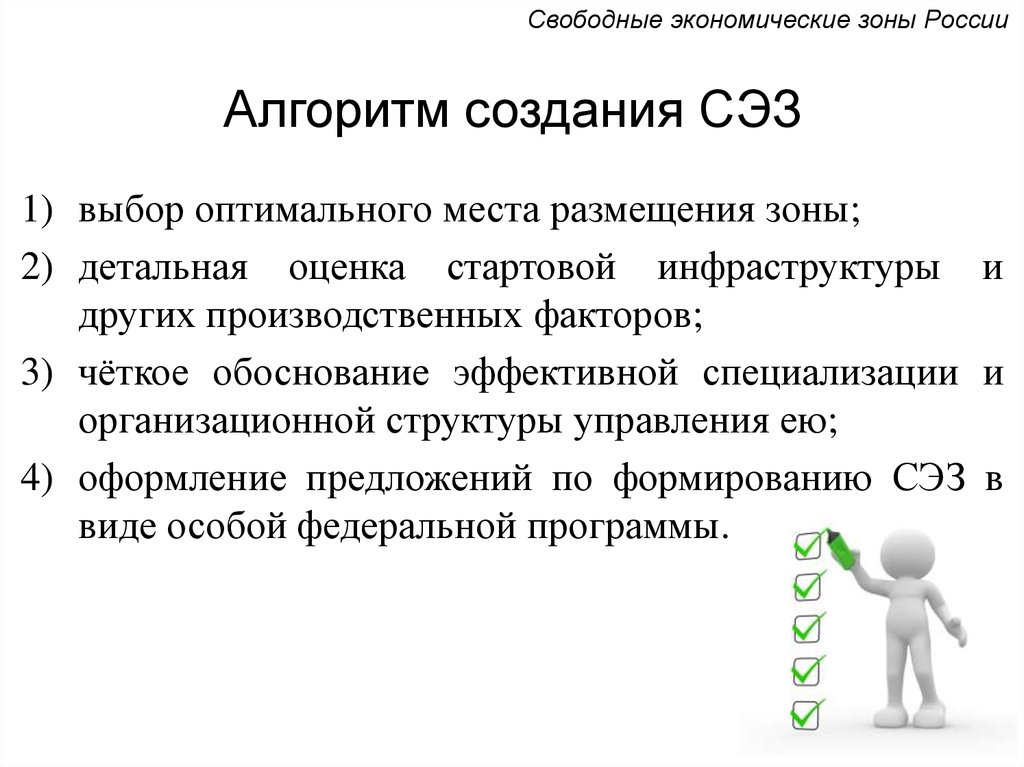 Свободные экономические зоны в мировой экономике презентация