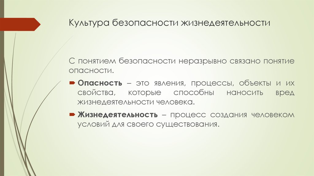 Понятие жизнедеятельности. Культура безопасности жизнедеятельности. Культура безопасной жизнедеятельности. Понятие культуры безопасности. Концепция культуры БЖД.