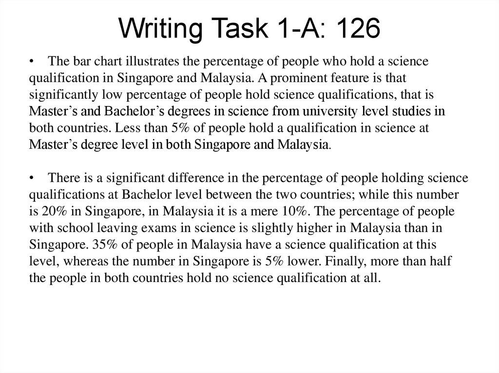 Writing Task 1-A: 126