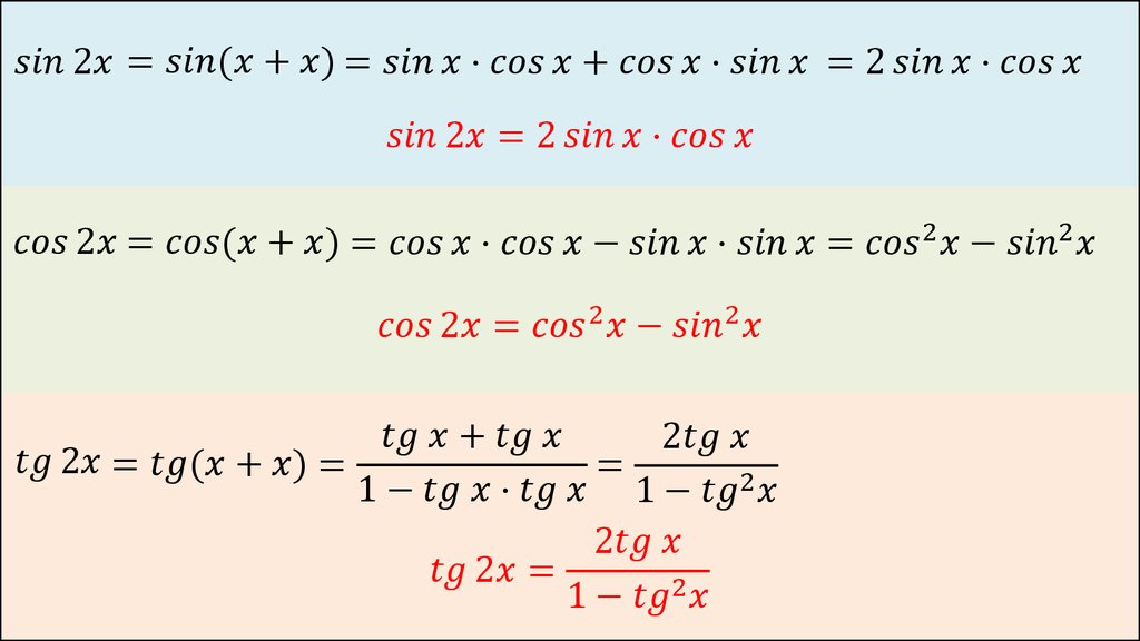 Урок формулы двойного угла. Формула двойного угла синуса и косинуса. Алгебра 10 класс формулы двойного угла. Формула синуса двойного аргумента примеры. Формулы синуса двойного аргумента с выводом.