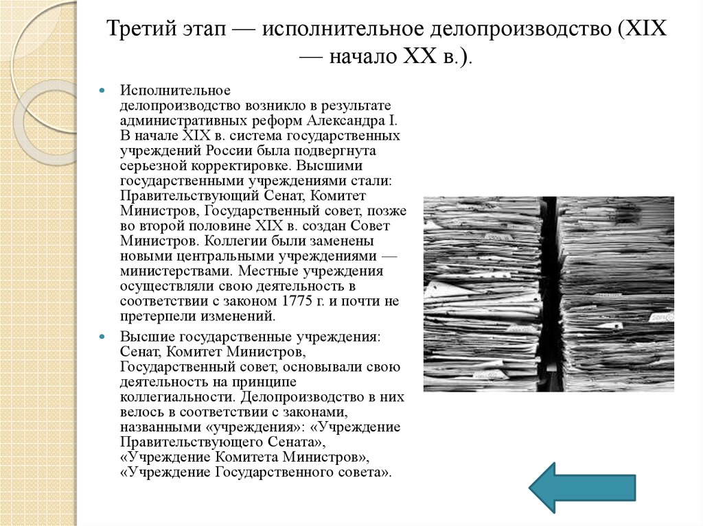 Исполнительное делопроизводство презентация