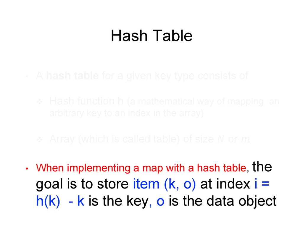 Hash Table