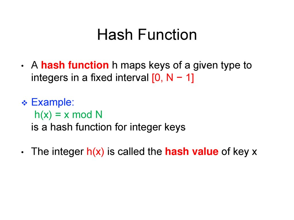 Hash Function