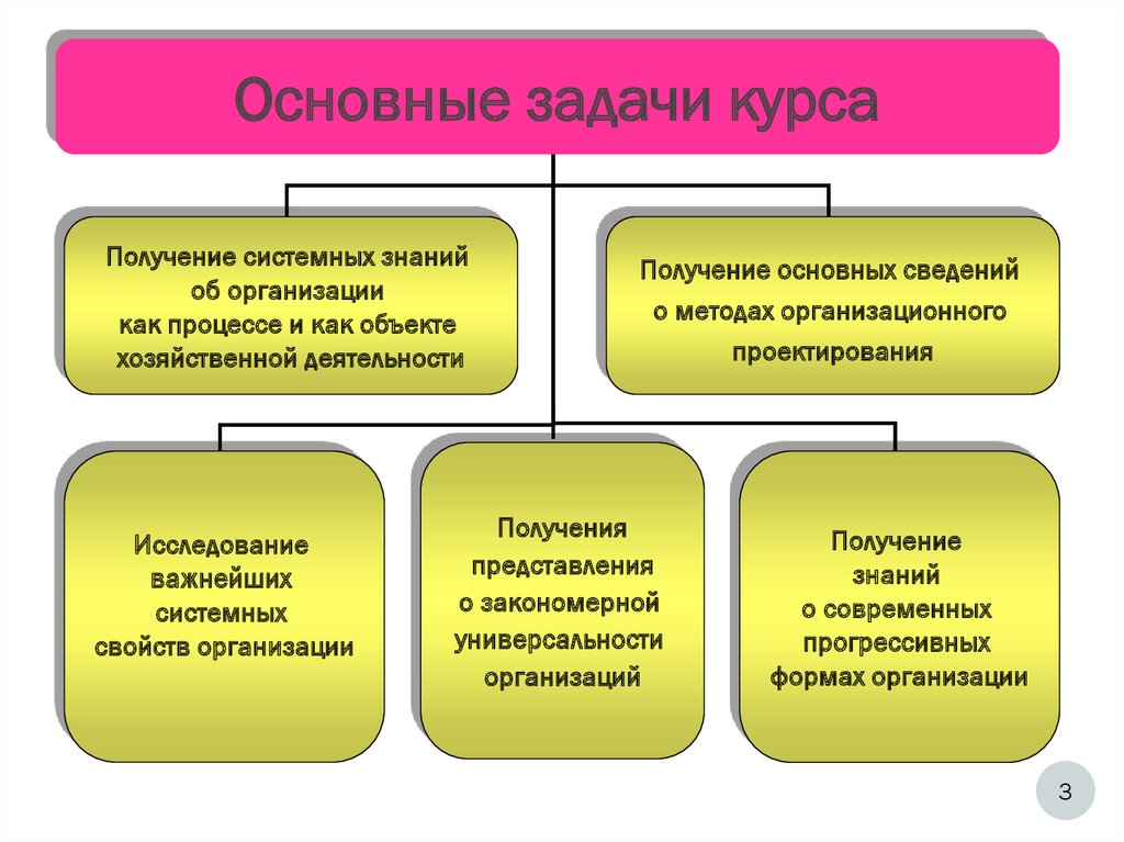 Общие свойства организации