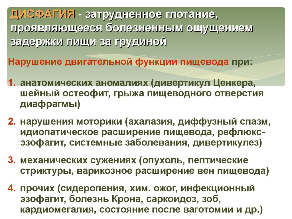 Замедленное глотание латынь. Затрудненное глотание. Затрудненное глотание пищи. Затруднения при проглатывании в пищеводе. Причины затруднения глотания пищи.