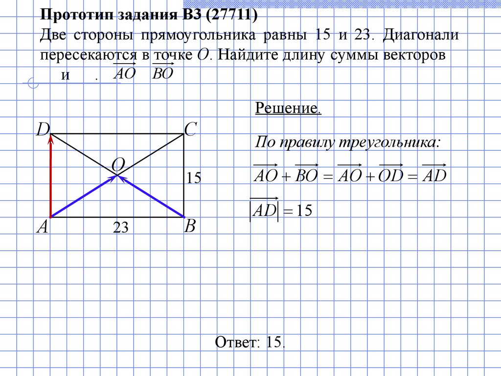 Диагонали прямоугольника авсд в точке о. Диагонали прямоугольника пересекаются в точке о. Диагонали прямоугольника векторы. Прямоугольник вектор. Найти длину суммы векторов.