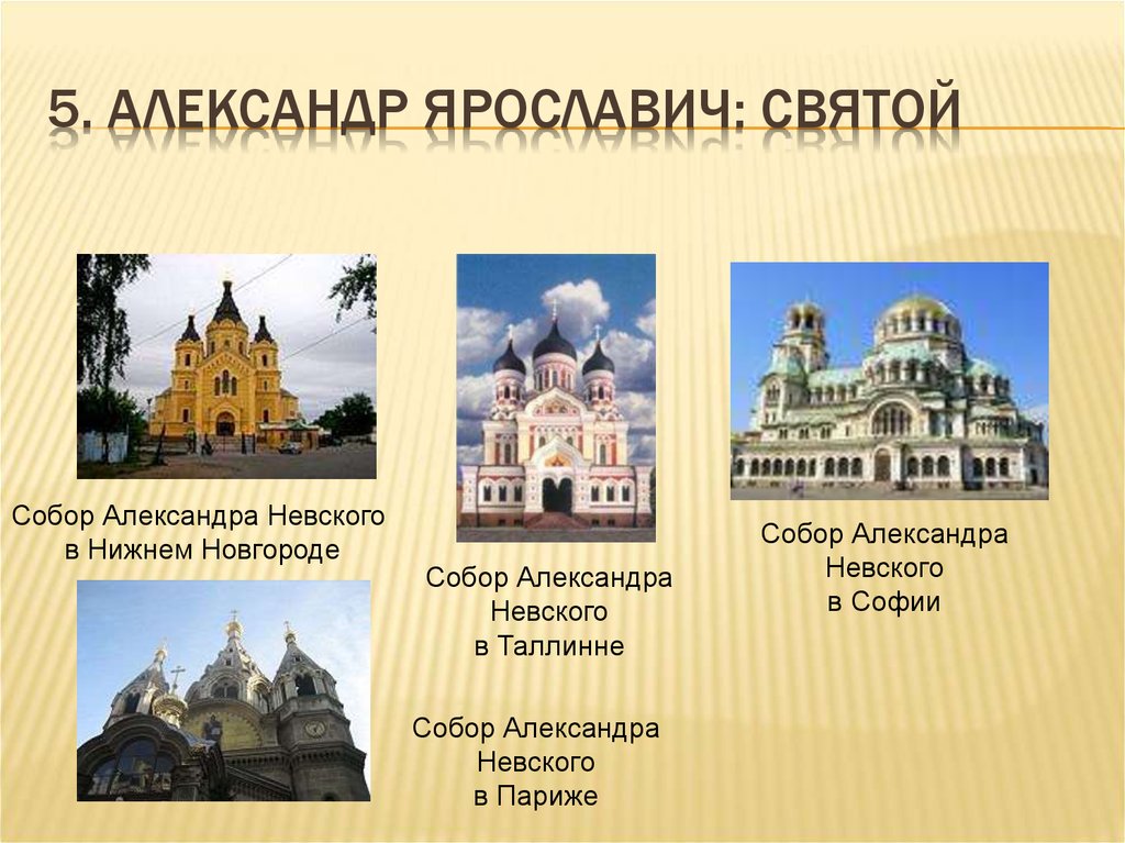 5. Александр Ярославич: святой