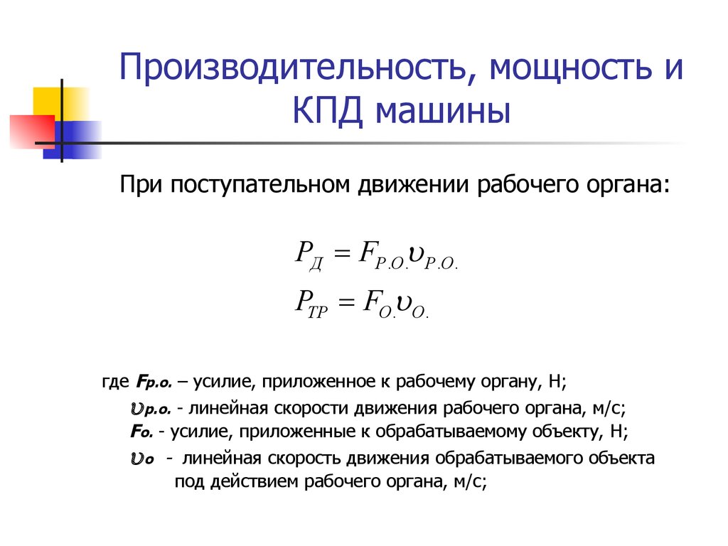 Кпд автомобиля