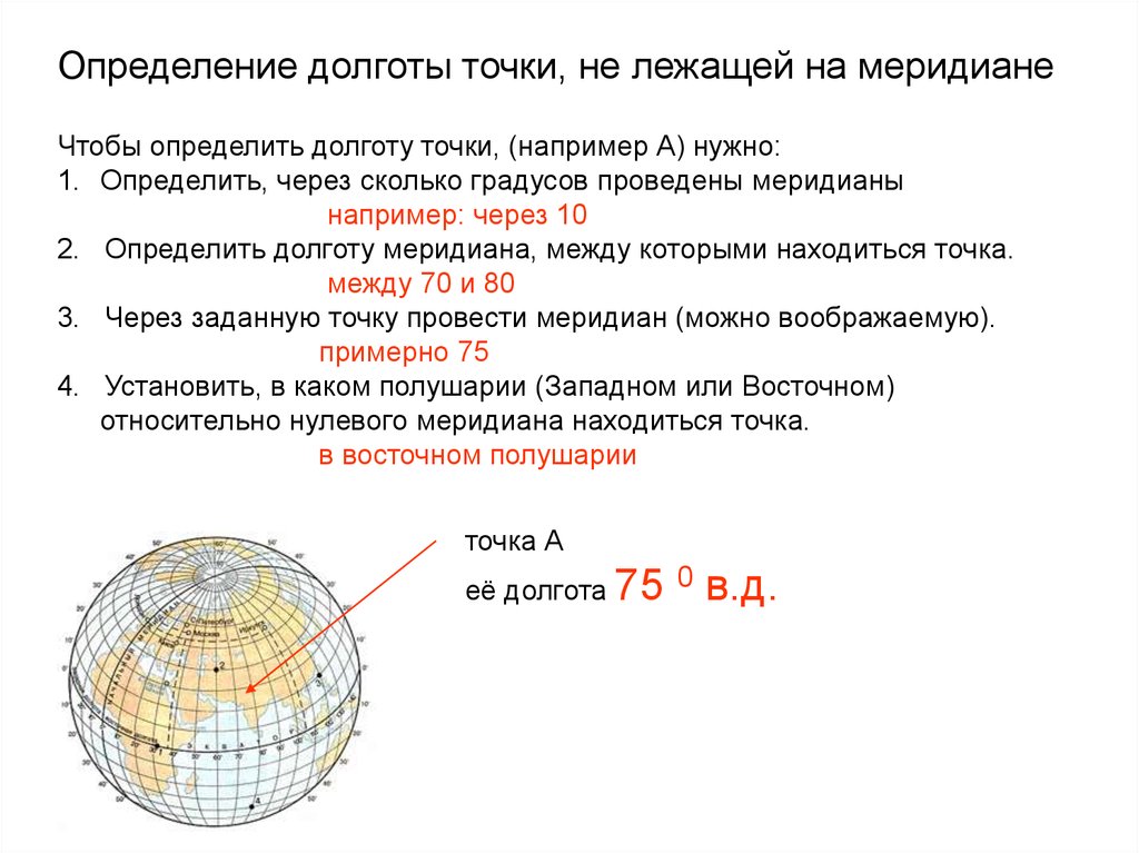 Определить широту параллели на которой расположен объект. Как определять географическую долготу и географическую широту. Определение географических координат широта долгота как определить. Определять координаты по параллелям и меридианам. Как определить долготу объекта.