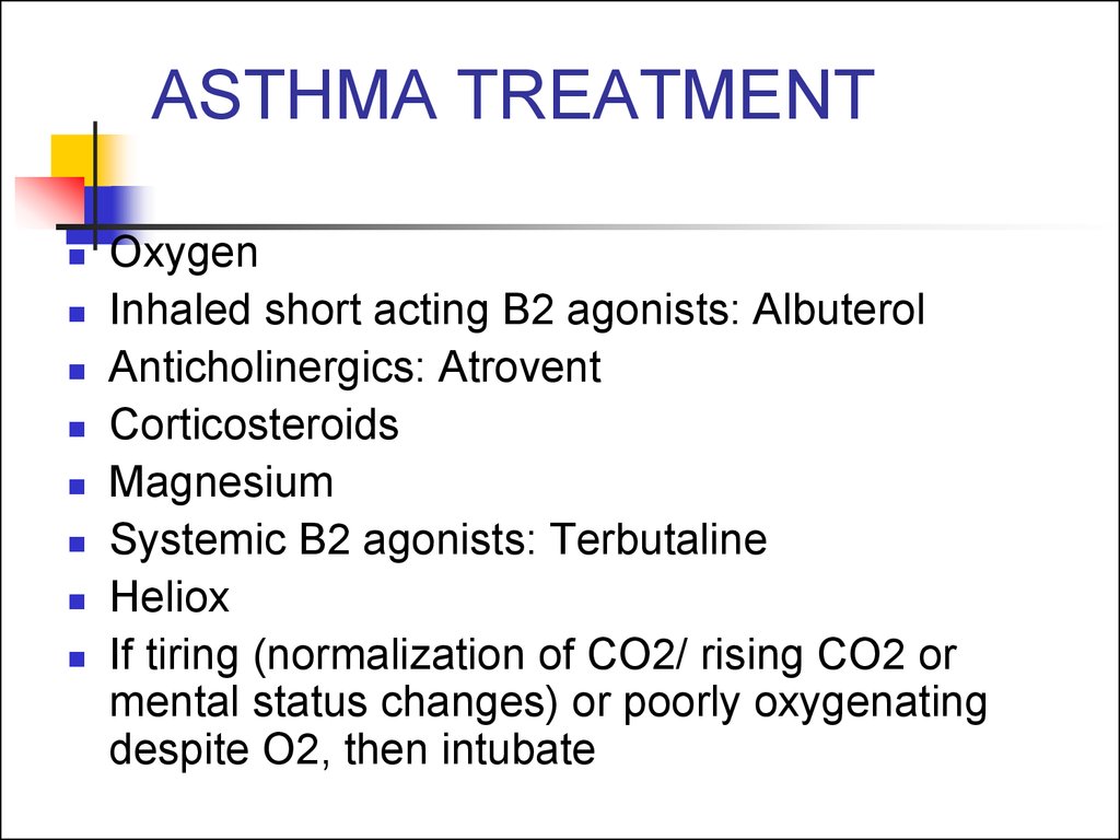 ASTHMA TREATMENT
