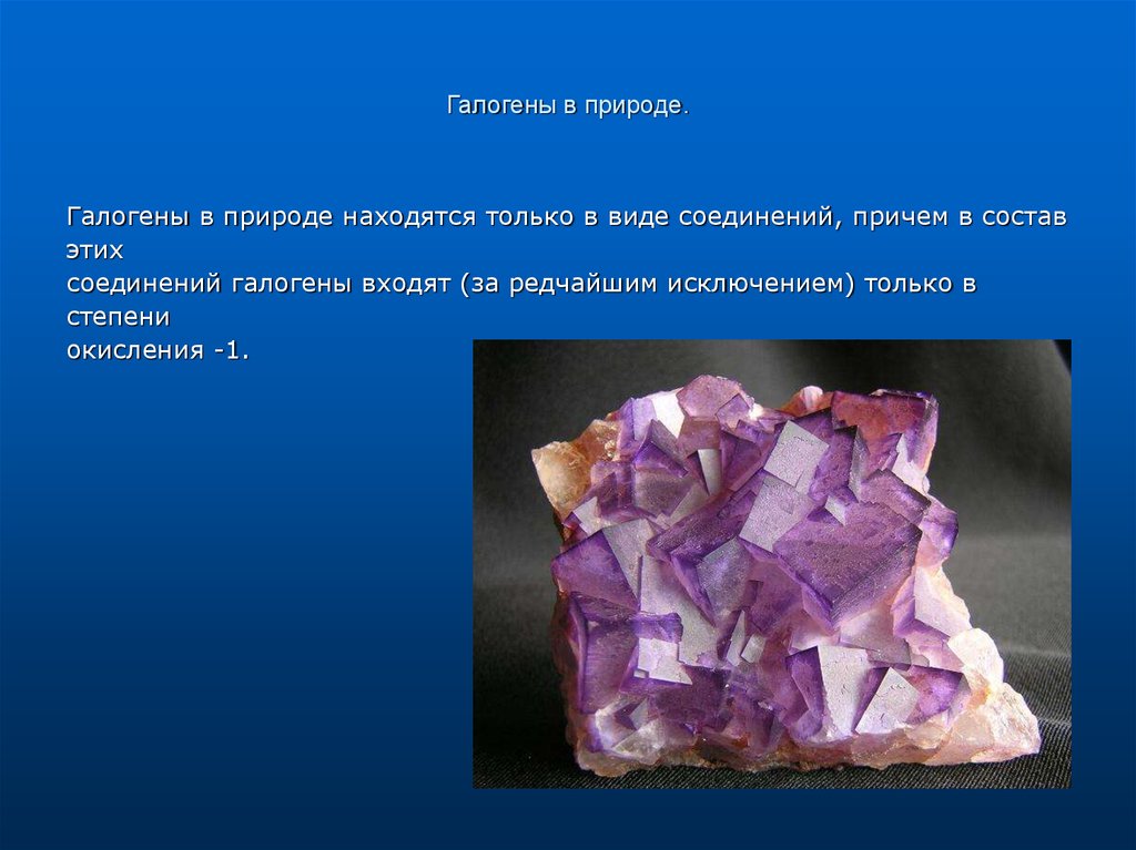 Виды галогенов. Галогены в природе. Соединения галогенов в природе. Нахождение галогенов в природе. Соединения фтора в природе.