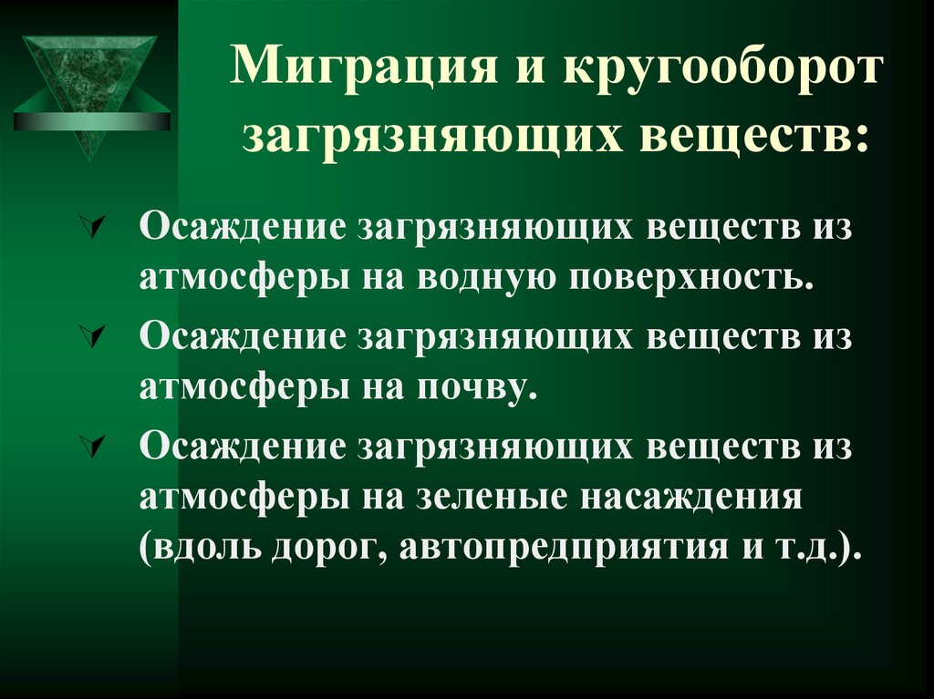 Пути миграции и накопление в биосфере токсичных и радиоактивных веществ схема