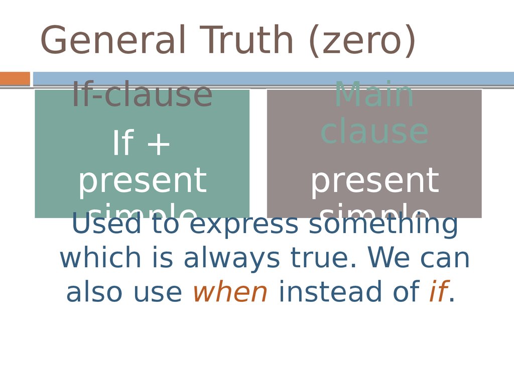General Truth (zero)