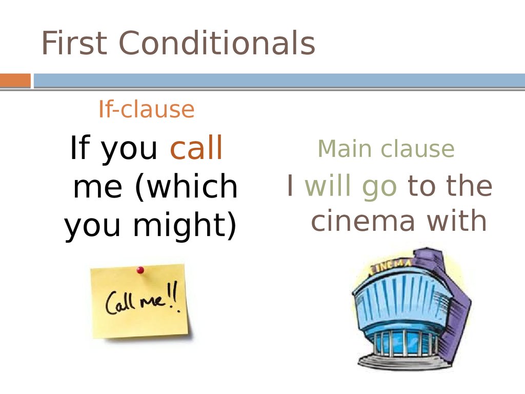 First Conditionals