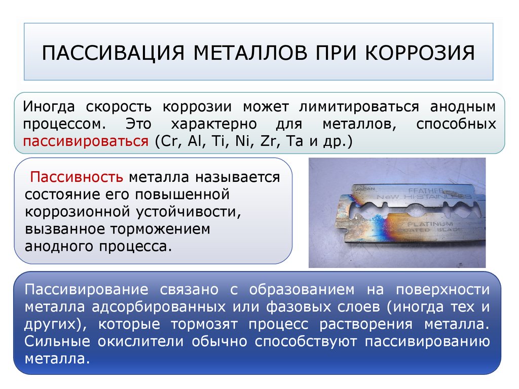 Пассивация металла это. Пассивация металлов. Пассивирование металла это. Пассивация какие металлы. Метелллы посивируются.