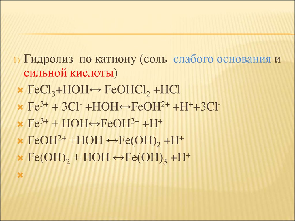 Fecl3 i2