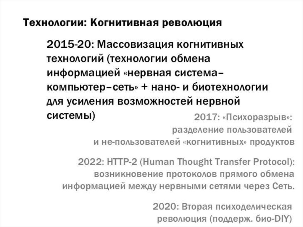 Когнитивная революция. Когнитивная революция в психологии. Вторая когнитивная революция. Когнитивные технологии.