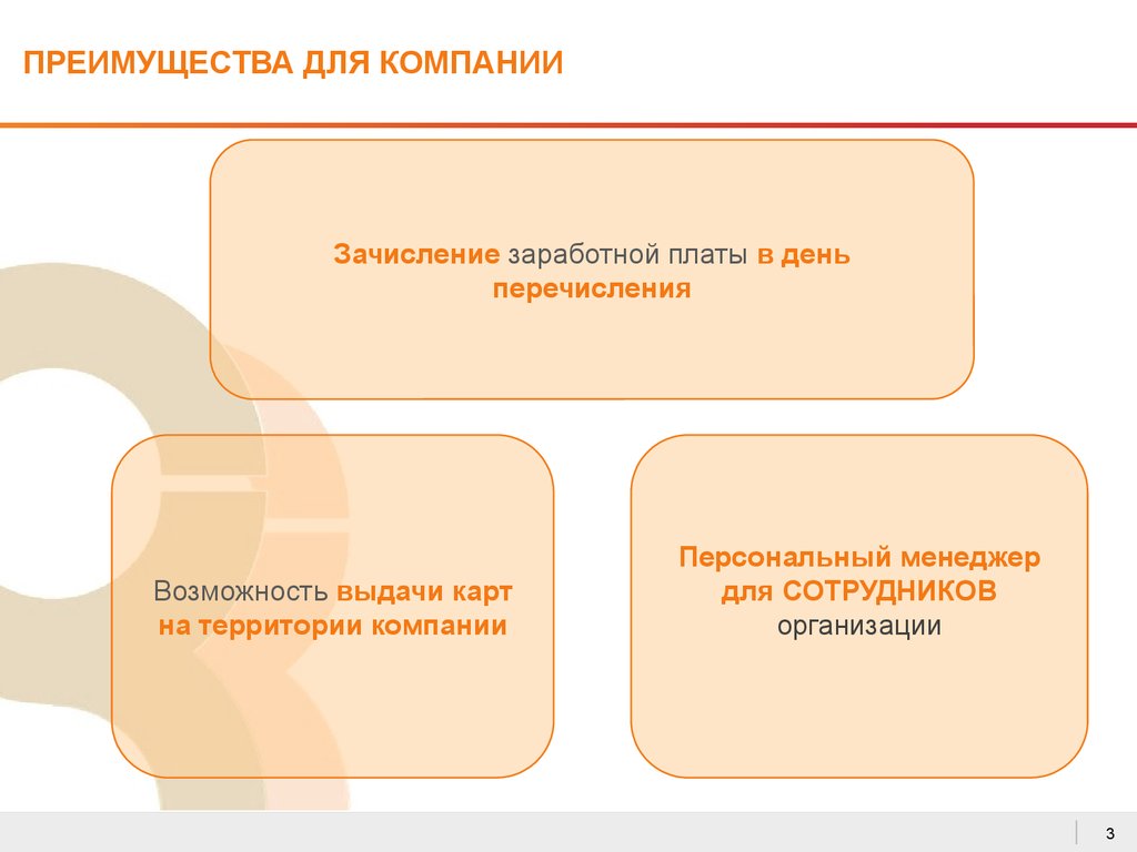 Выгода от зарплатного проекта